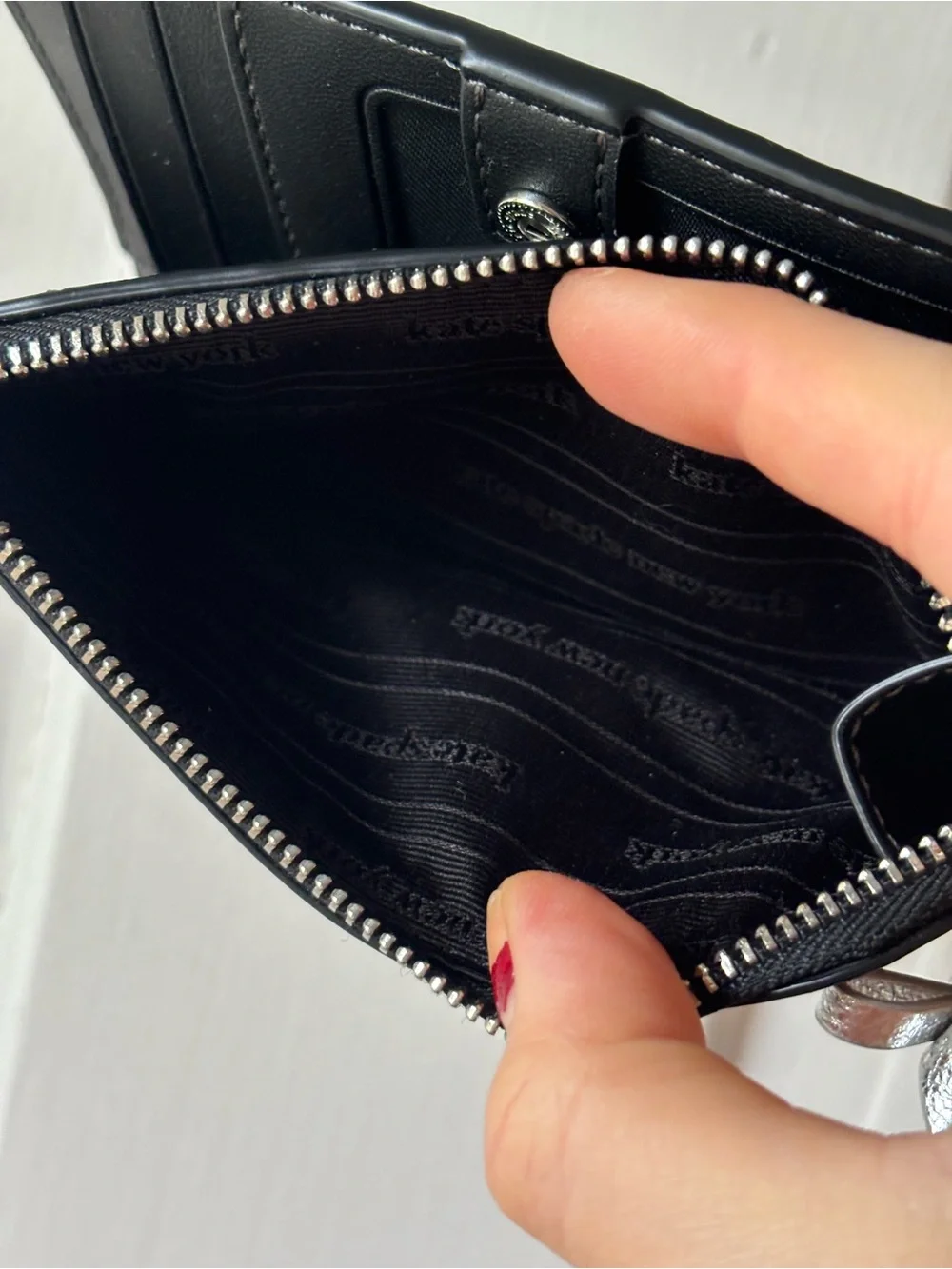 Kate Spade Whiskers Cat Zip Wallet